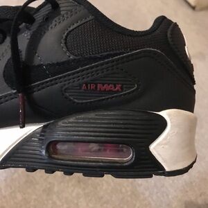 Nike Kids Black and White Air Max Sneakers